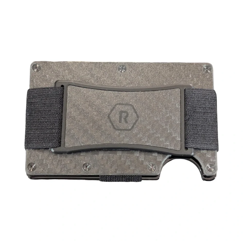 Qq8O The Ridge RFID Blocking Wallet with Cash Strap Carbon Fiber 3k OB